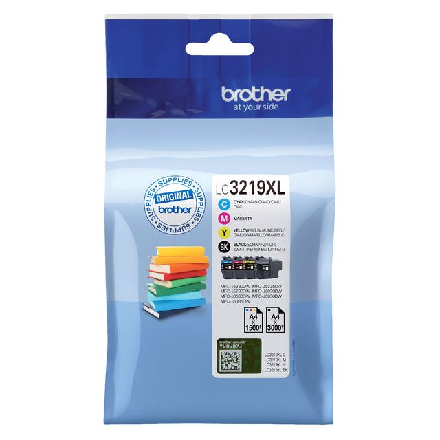 Brother - Inktcartridge brother lc-3219xl zwart + 3 kleuren | 4 stuks