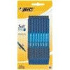 Bic - Stylo bille soft feel clic grip bleu medium blister de 15 pièces