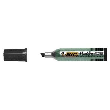 Bic -  Viltstift 1481 onyx schuin M zwart | 12 stuks