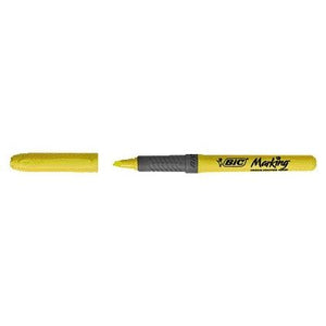 BIC -  Markeerstift  brite liner grip geel
