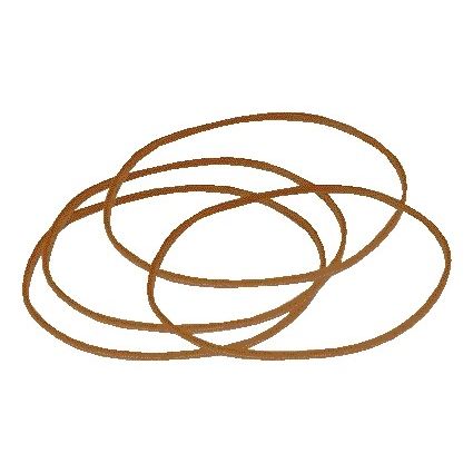 Standard Rubber Band -  Elastiek standard 22 100x1.5mm 100gr 260st bruin