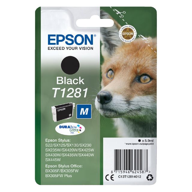 Epson - Inkcartridge Epson T1281 Black | 10 pièces