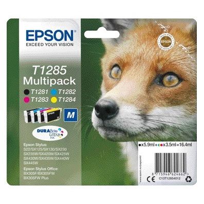 Epson -  Inktcartridge T1285 zwart + 3 kleuren