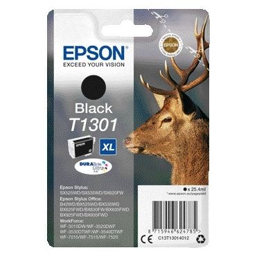 Epson -  Stag inktpatroon Black T1301 DURABrite Ultra Ink