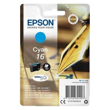 Epson - Cartouche d'encre 16 T1622 bleue
