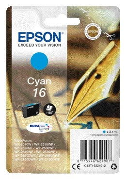 Epson - Cartouche d'encre 16 T1622 bleue