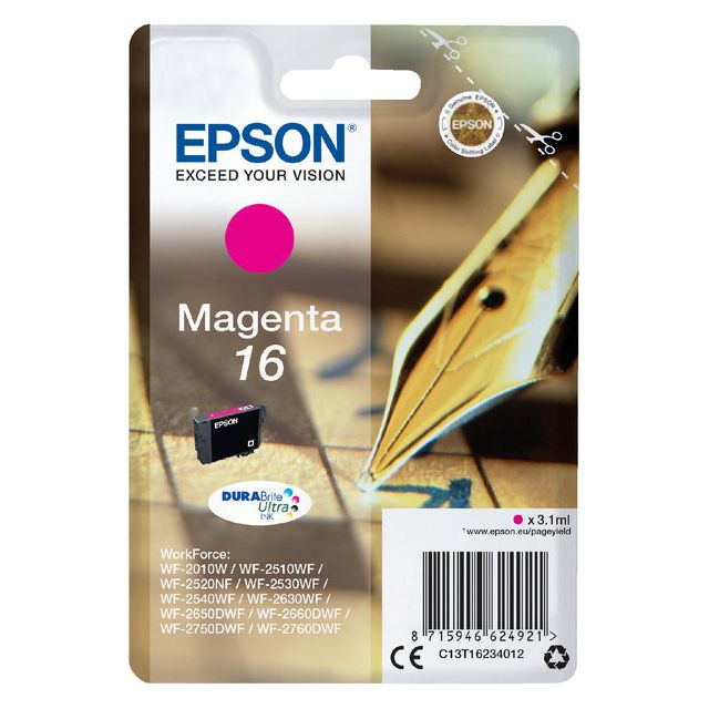 Epson - Inktcartridge epson 16 t1623 rood