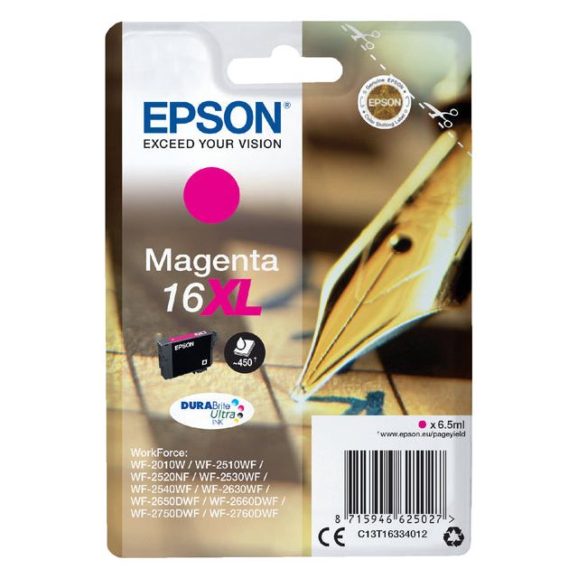 Epson - Inkcartridge Epson 16xl T1633 Rot