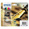 Epson - Cartouche d'encre 16XL T1636 noire + 3 couleurs | 8 pièces