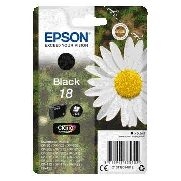 Epson -  Inktcartridge 18 T1801 zwart | 10 stuks