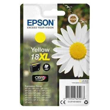 Epson -  Inktcartridge 18XL T1814 geel