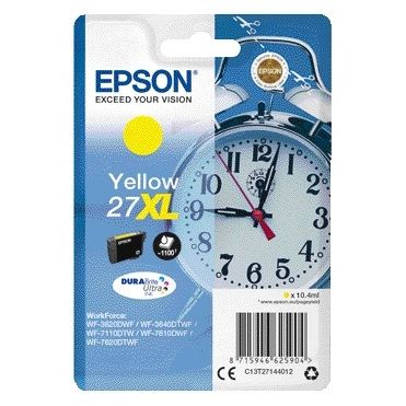 Epson - Cartouche d'encre 27XL T2714 jaune