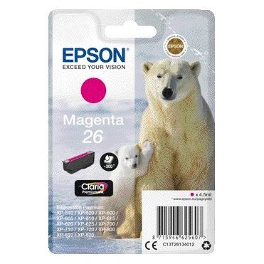 Epson - Cartouche d'encre 26 T2613 rouge