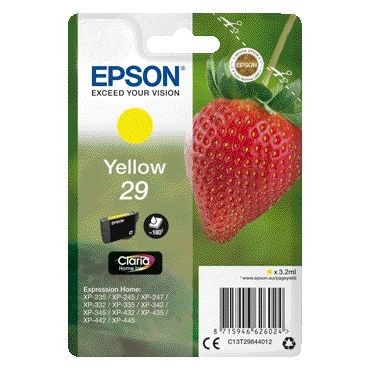 Epson -  Strawberry Singlepack Yellow 29 Claria Home Ink