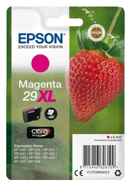 Epson -  Strawberry Singlepack Magenta 29XL Claria Home Ink