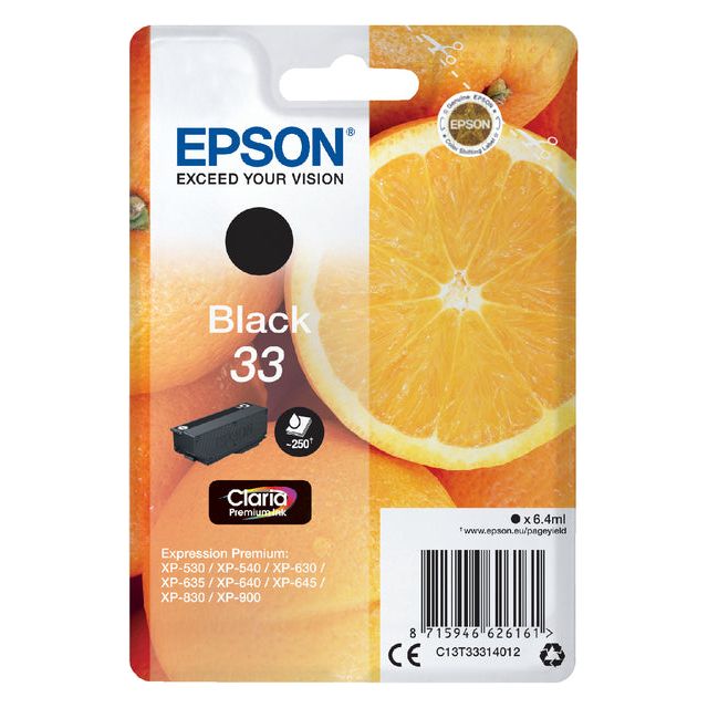 Epson - Inkcartridge Epson 33 T3331 Black