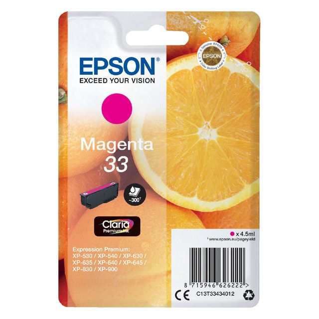 Epson - Inkcartridge Epson 33 T3343 Red