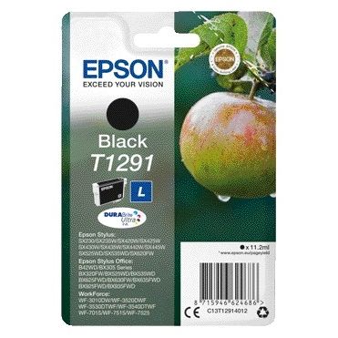 Epson -  Apple Singlepack Black T1291 DURABrite Ultra Ink | 10 stuks