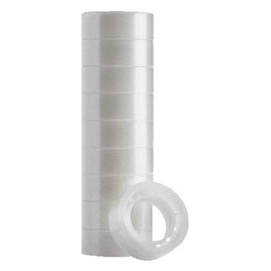 Quantore - Ruban adhésif 15mmx10m transparent | 10 pièces