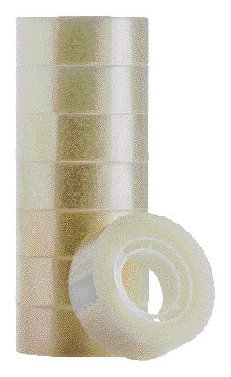 Quantore - Ruban adhésif 19mmx33m transparent