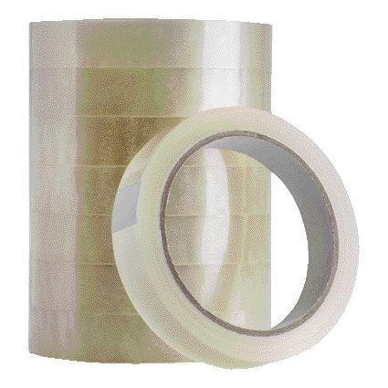 Quantore -  Plakband 19mmx66m grote kern tr | 8 stuks