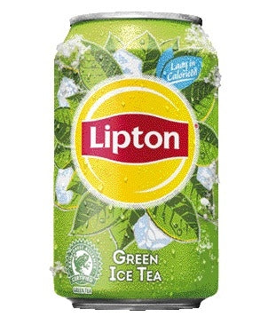 Lipton -  Frisdrank  ice tea green blik 330ml