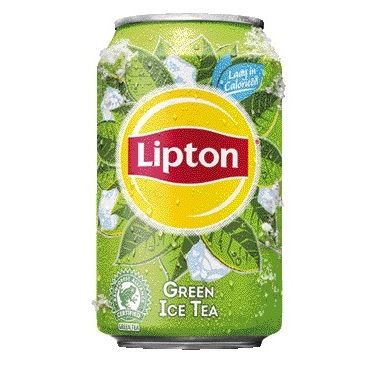 Lipton Ice Tea - Ice Tea Boisson gazeuse verte, non pétillante, canette 33 cl, paquet de 24