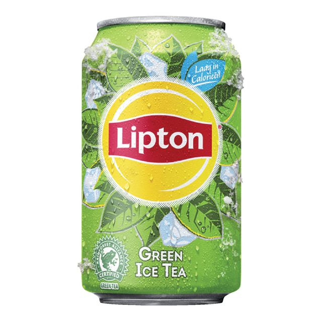 Lipton - Ice Tea Green, blik van 33 cl, pak van 24 stuks