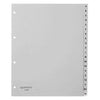 Quantore - Onglets A4 4 trous 20 parties avec alphabet large PP