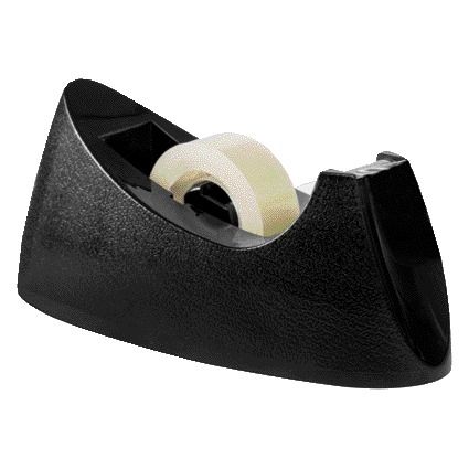 Quantore - Support ruban adhésif noir 33m | 12 pièces