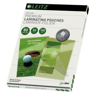 Leitz - Pochette de plastification iLAM A4 2x80microns 100 pièces