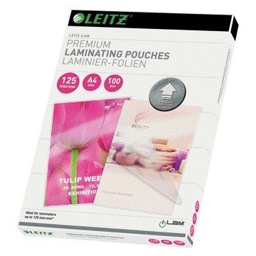 Leitz - Pochette de plastification iLAM A4 2x125microns 100 pièces