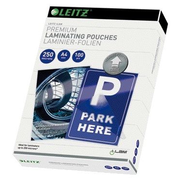 Leitz - Pochette de plastification iLAM A4 2x250microns 100 pièces