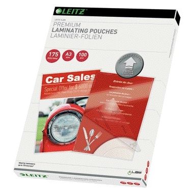Leitz - Pochette de plastification iLAM A3 2x175microns 100 pièces