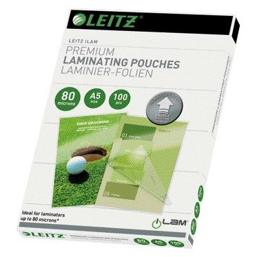 Leitz - Pochette de plastification iLAM A5 2x80microns 100 pièces