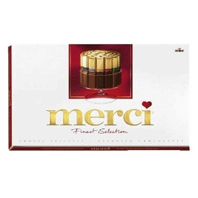 Merci - Chocolat la plus belle sélection 400gr | 8 pièces