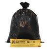 Komo - Sac poubelle 60 litres noir rouleau de 20 pièces