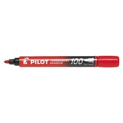 Pilot - Feutre 100 rond fin rouge