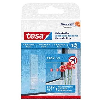 Tesa -  Kleefstrips ® dubbelzijdig transparant 1kg 8 stuks 8 stuks