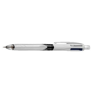 BIC – Kugelschreiber 3 Farben mit Druckbleistift HB 0,7 mm mittelweiß | 12 Stück