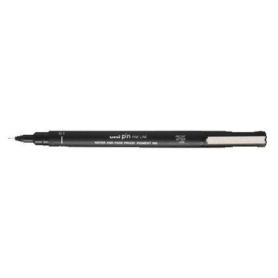 Uni-ball -  Fineliner pin 0.1mm zwart