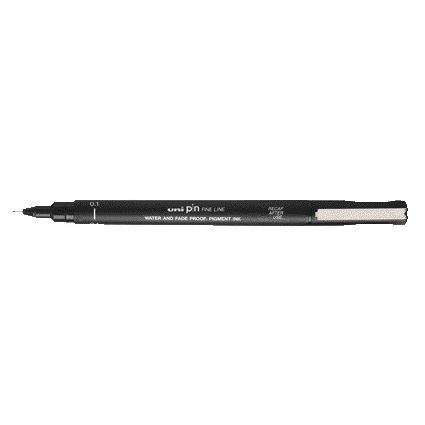 Uni-ball -  Fineliner pin 0.1mm zwart