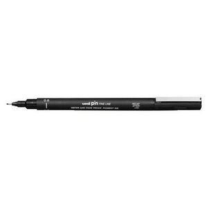 Uni-Ball - Fineliner Pin 0,6mm schwarz