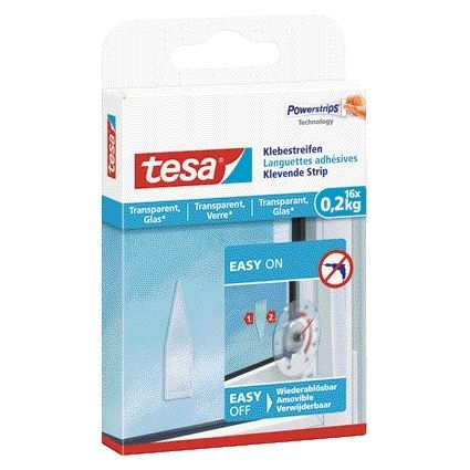 Tesa - Bandes adhésives ® double face transparentes 0,2kg 16 pièces 16 pièces