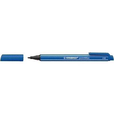 Stabilo -  pointMax, hardtip fineliner 0.8 mm, ultramarine, per stuk
