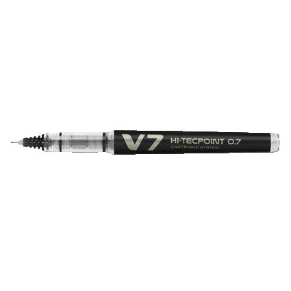 Pilot - Stylo roller Begreen Hi-Tecpoint V7 moyen noir