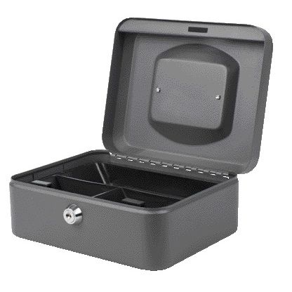 Quantore - Spardose 200x160x90 grau