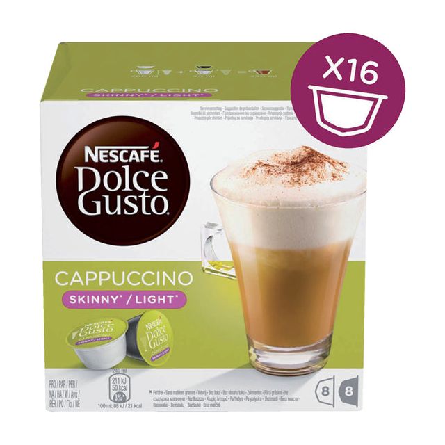 Dolce Gusto - Kaffeetassen Dolce Gusto Cappuccino Light 16st 8Kop | 3 Stücke