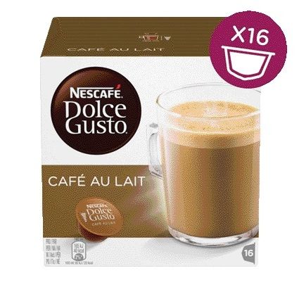 Dolce Gusto -  Koffiecups  cafe au lait 16st | 3 stuks