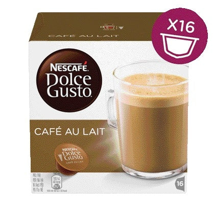 Dolce Gusto - Tasses à café café au lait 16 pièces